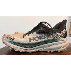 Hoka One One Womens 9B Challenger ATR 7 Running Shoes Harbor Mist/Spruce Trail